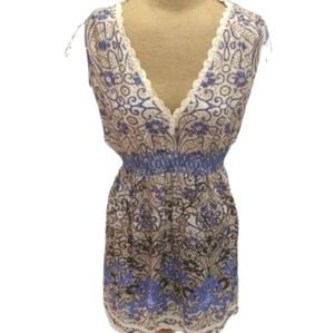Zingara Silk Blend  Boho  Cover-Up Dress